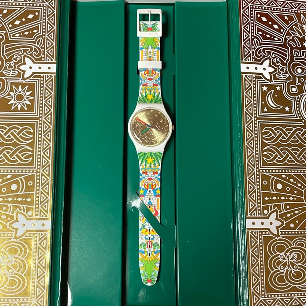 Swatch watch. Mumu by Mika. Art edition. Rebel.